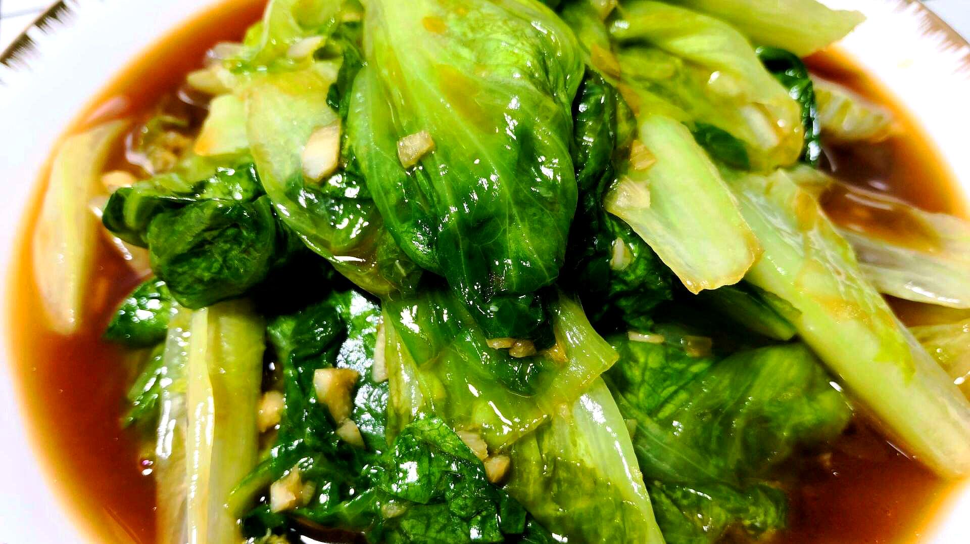 夏季快手懒人菜蚝油生菜简单方便轻松就能让做好