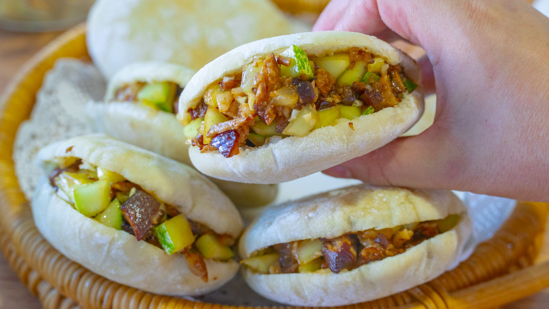 教你做好吃的空心烧饼无技巧无难度夹菜夹肉都好吃比买的香