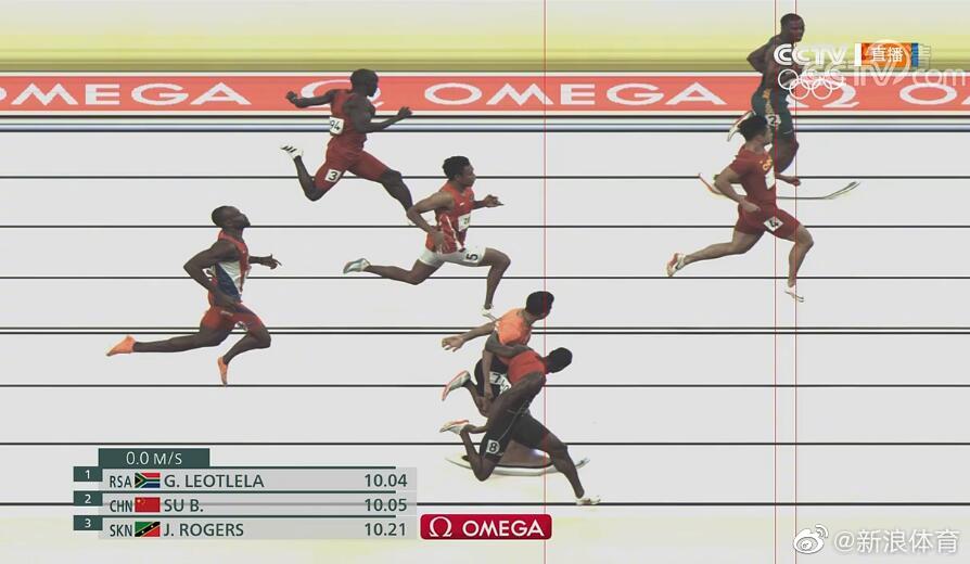 苏炳添的凡尔赛冲刺