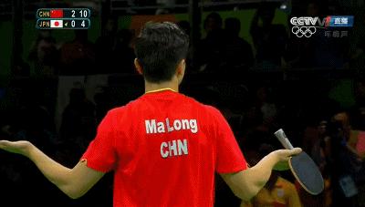 微博摊手这个表情的原型竟然是马龙?