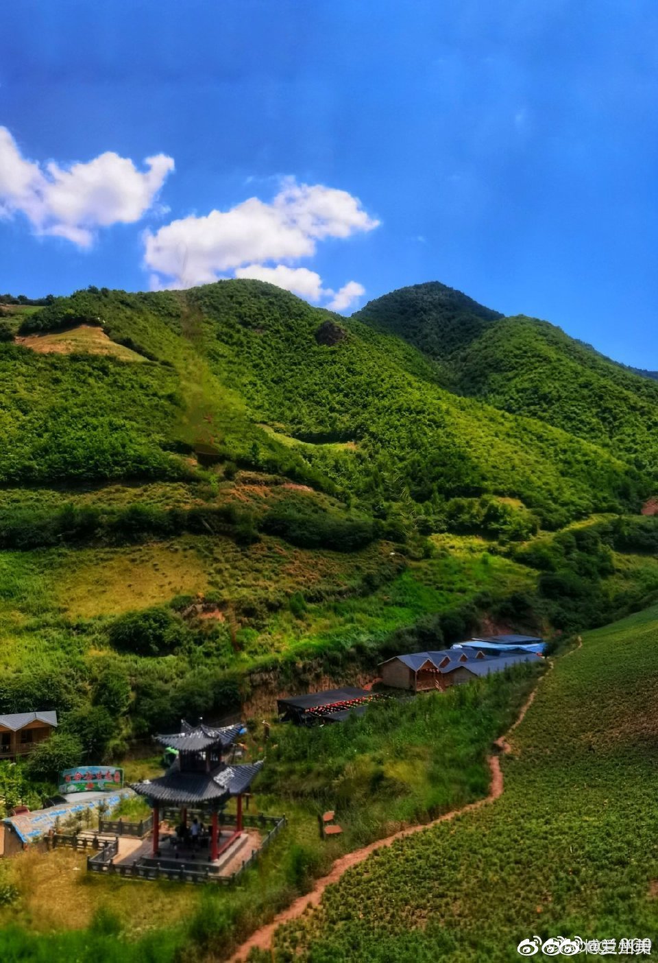 兰州七里河西果园袁家湾百合谷风景区