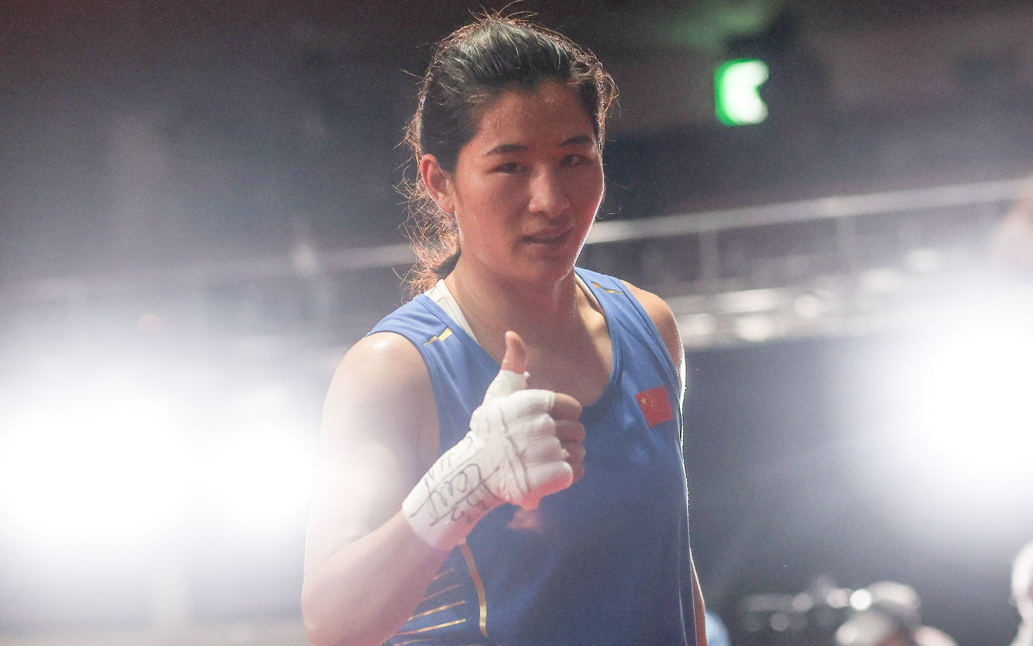 5比0!李倩晋级女子拳击中量级4强