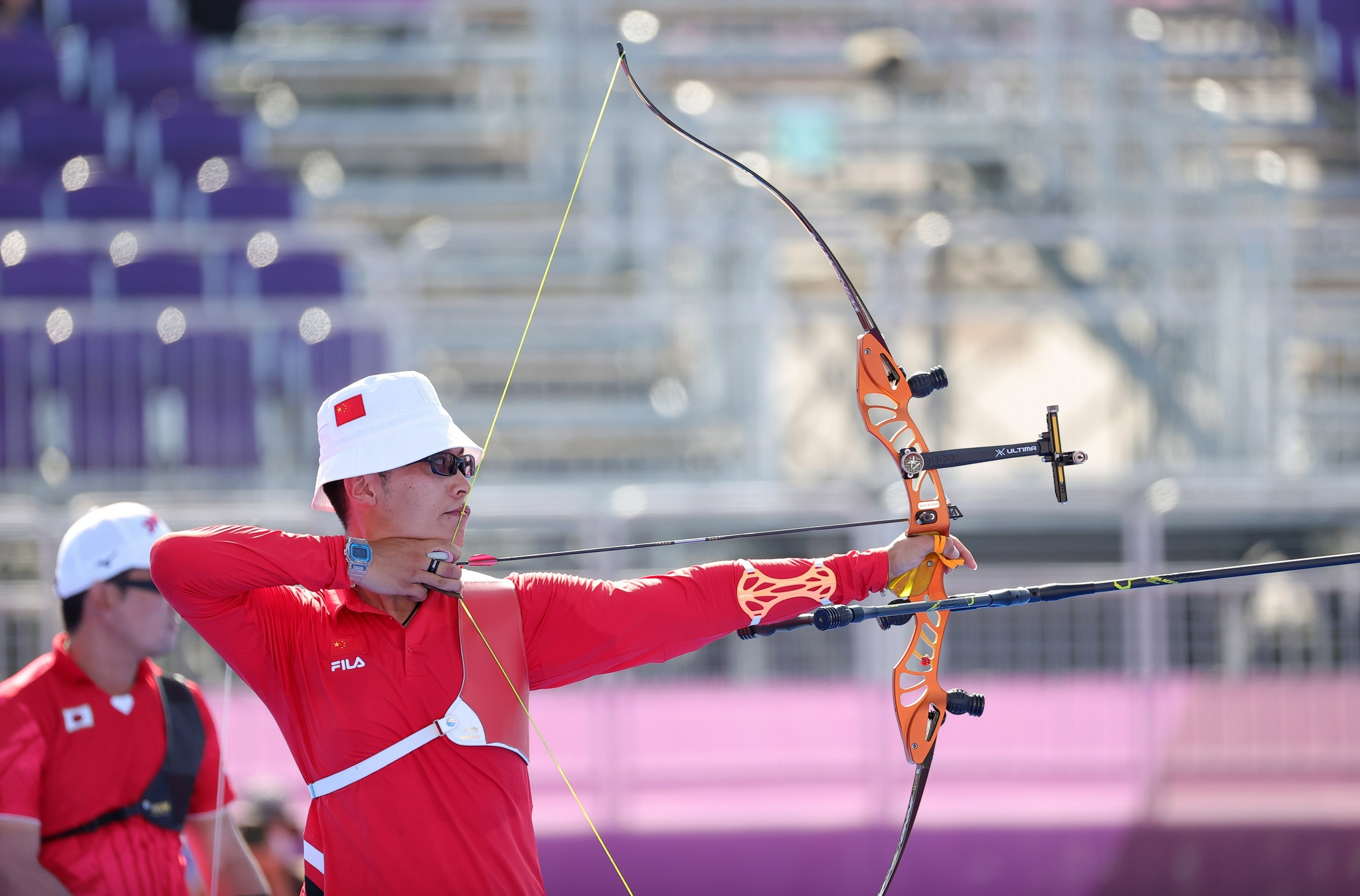 射箭——男子个人:李佳伦无缘四强|射箭|东京奥运会|四分之一决赛