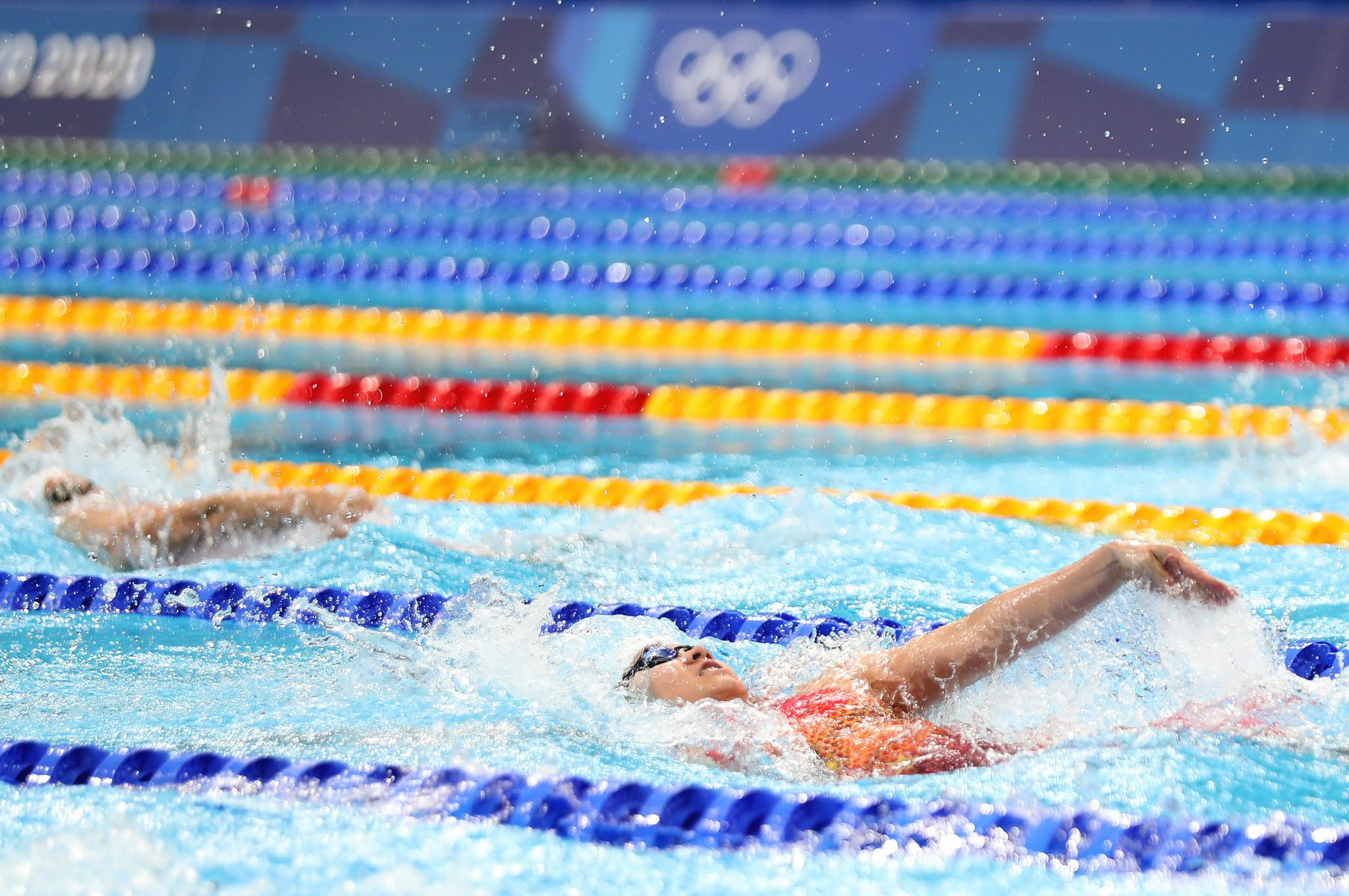 7月31日,彭旭玮在比赛中.新华社记者 丁旭 摄