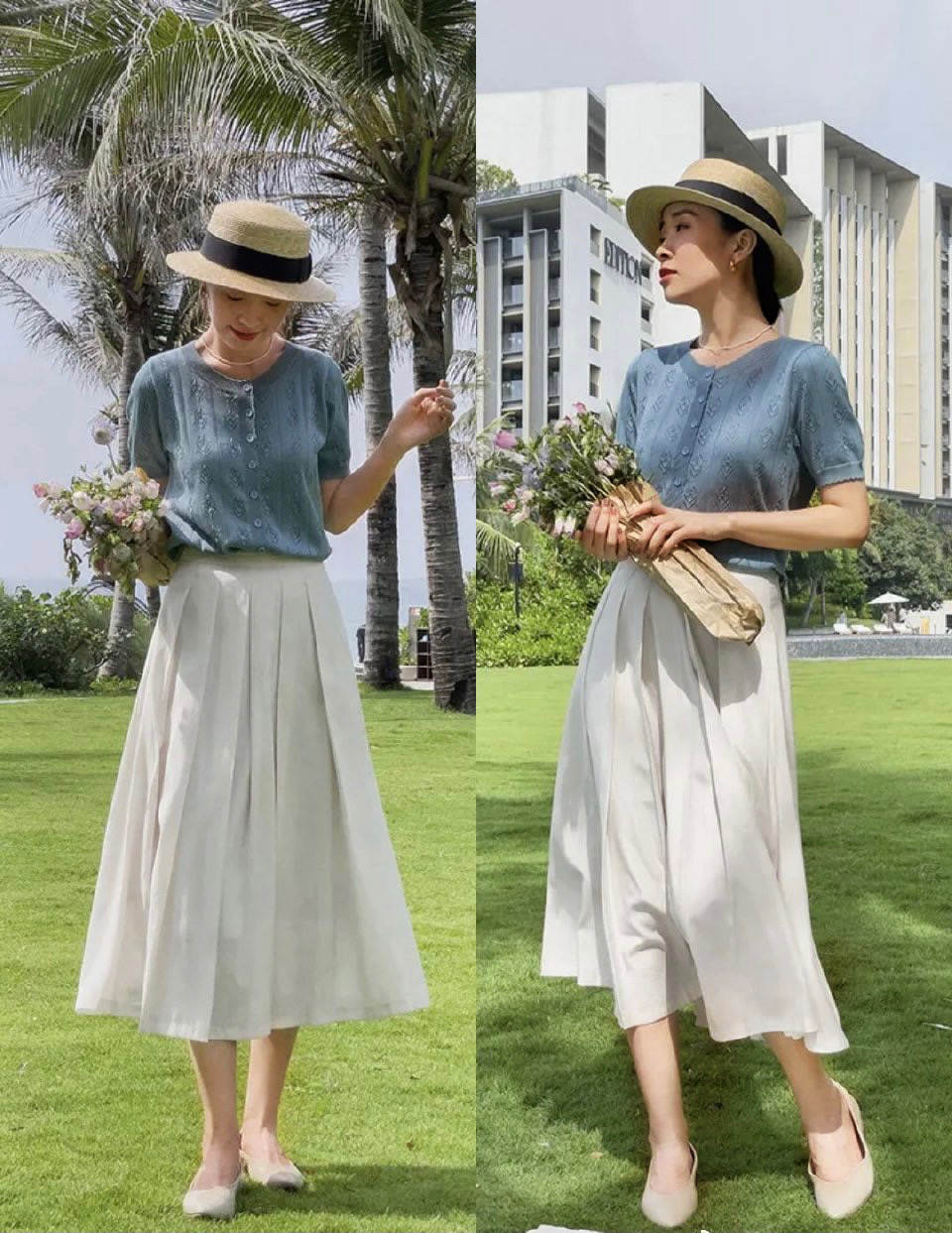 黑黄皮容易像村姑?夏日服装色系搭配法,再也不用担心没气质了休闲区蓝鸢梦想 - Www.slyday.coM 黑黄皮容易像村姑?夏日服装色系搭配法,再也不用担心没气质了休闲区蓝鸢梦想 - Www.slyday.coM