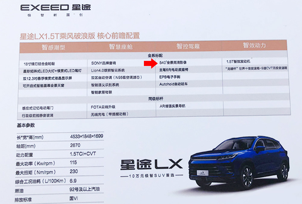 奇瑞新款星途lx实车曝光,换装新前脸,更名为追风,增加混动版