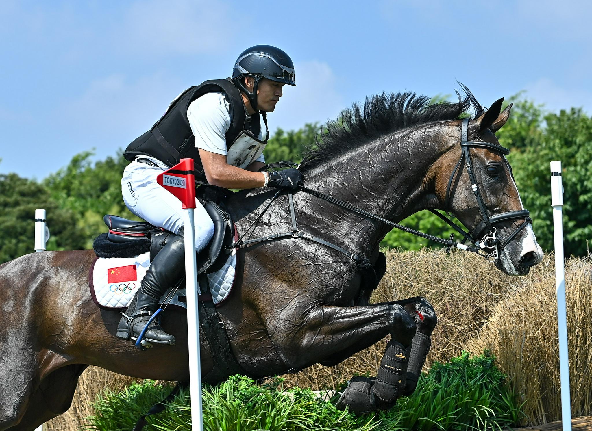 马术——三项赛越野赛赛况