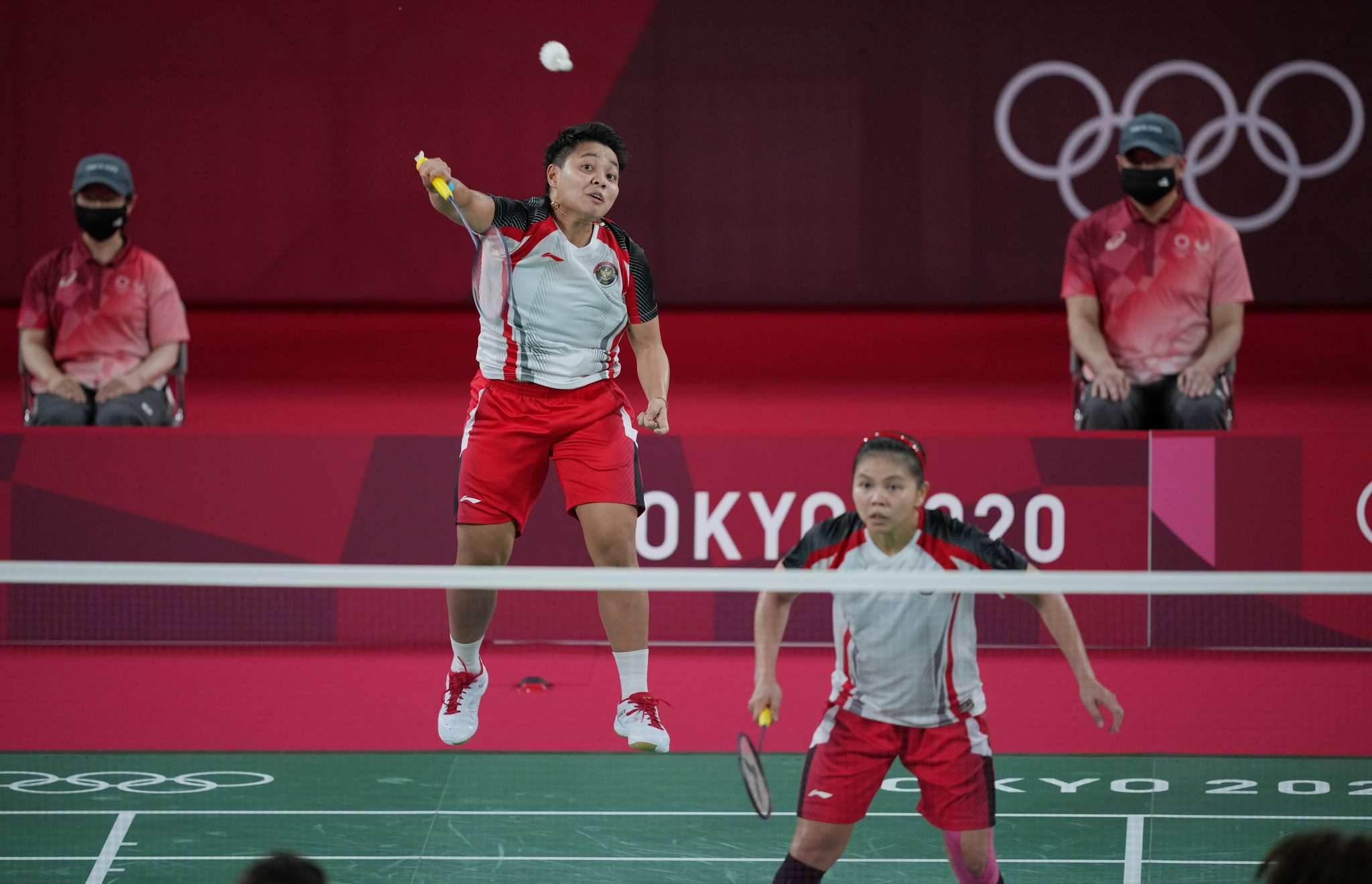 羽毛球——女双:陈清晨/贾一凡获得银牌