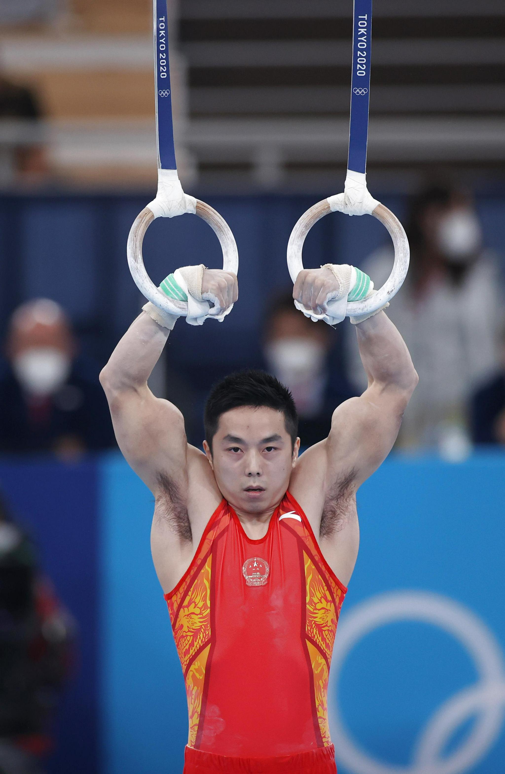 体操——尤浩男子吊环摘银
