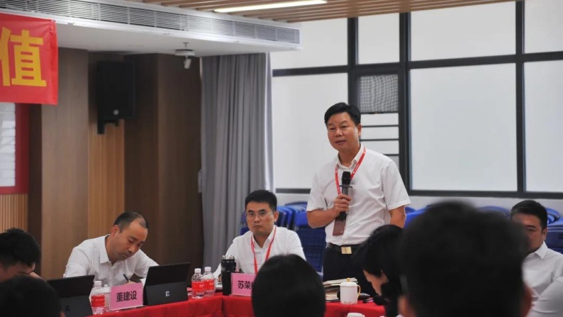 (彰泰融创董事长黄海涛现场实拍图,企业供图,央广网发)