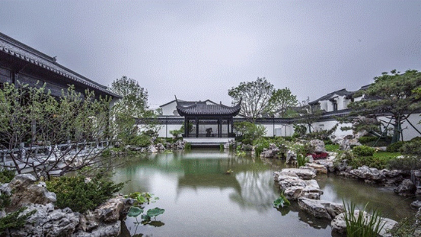 (实景图,绿城天津桃李春风供图,央广网发)