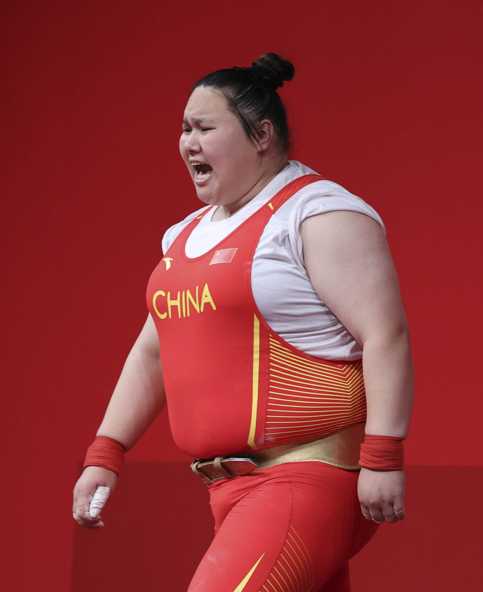 举重——李雯雯出战女子87公斤以上级比赛