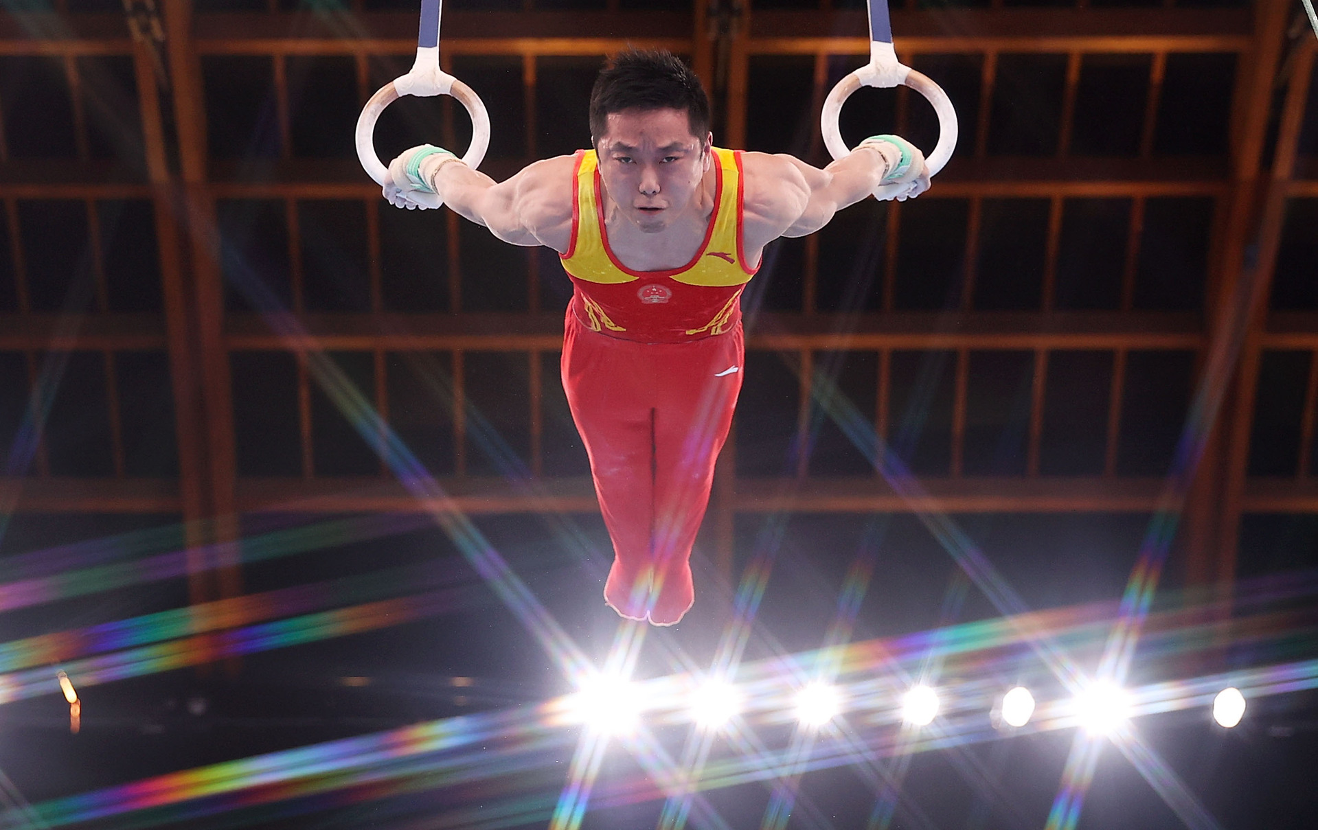 江苏健儿尤浩摘得男子体操吊环银牌