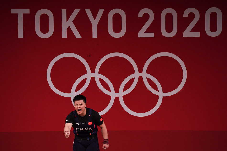 当地时间2021年8月2日,日本东京,2020东京奥运会举重女子87公斤级决赛
