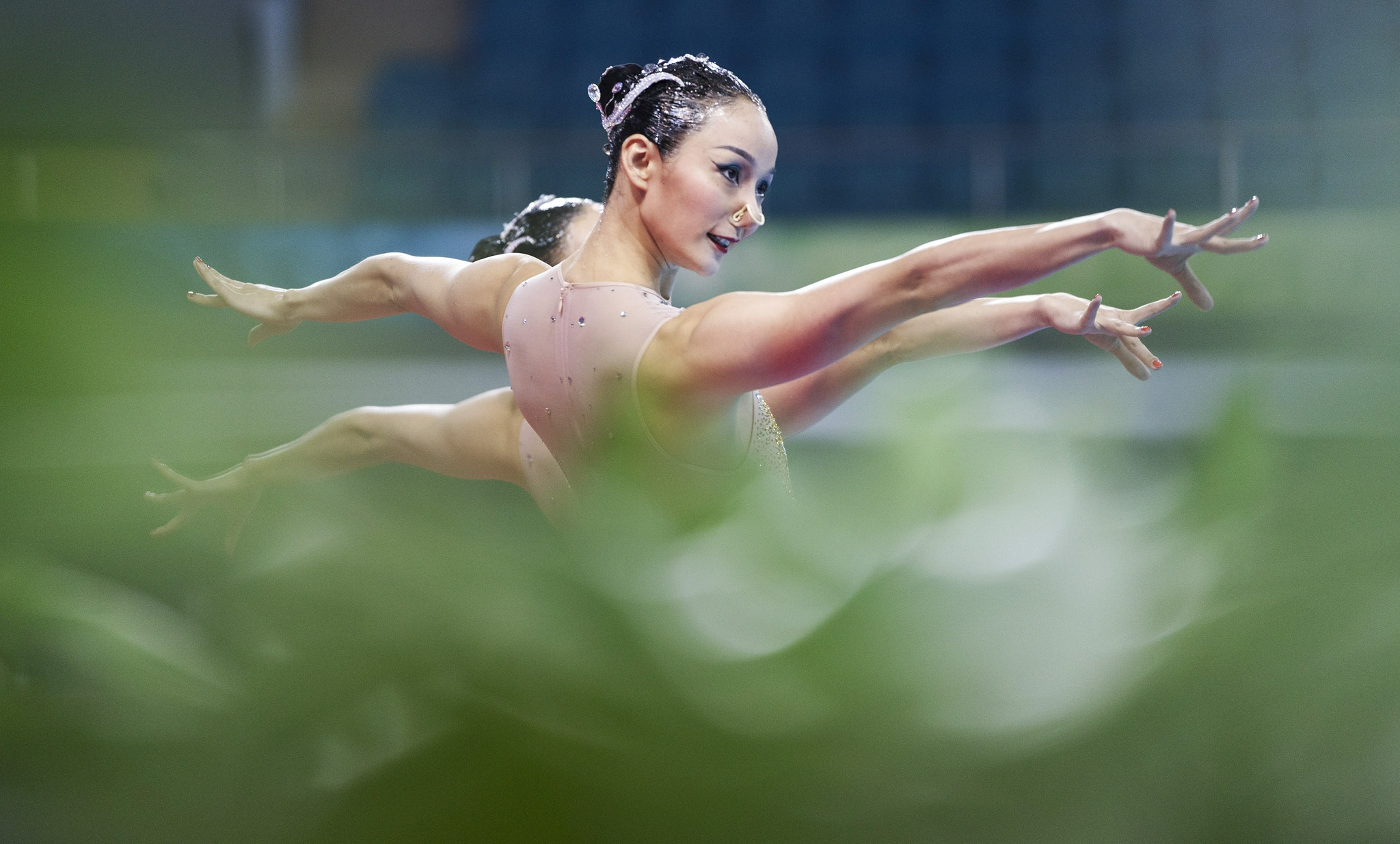 东京奥运会花样游泳比赛即将开赛文婷姐妹祝福队友关注妈妈选手