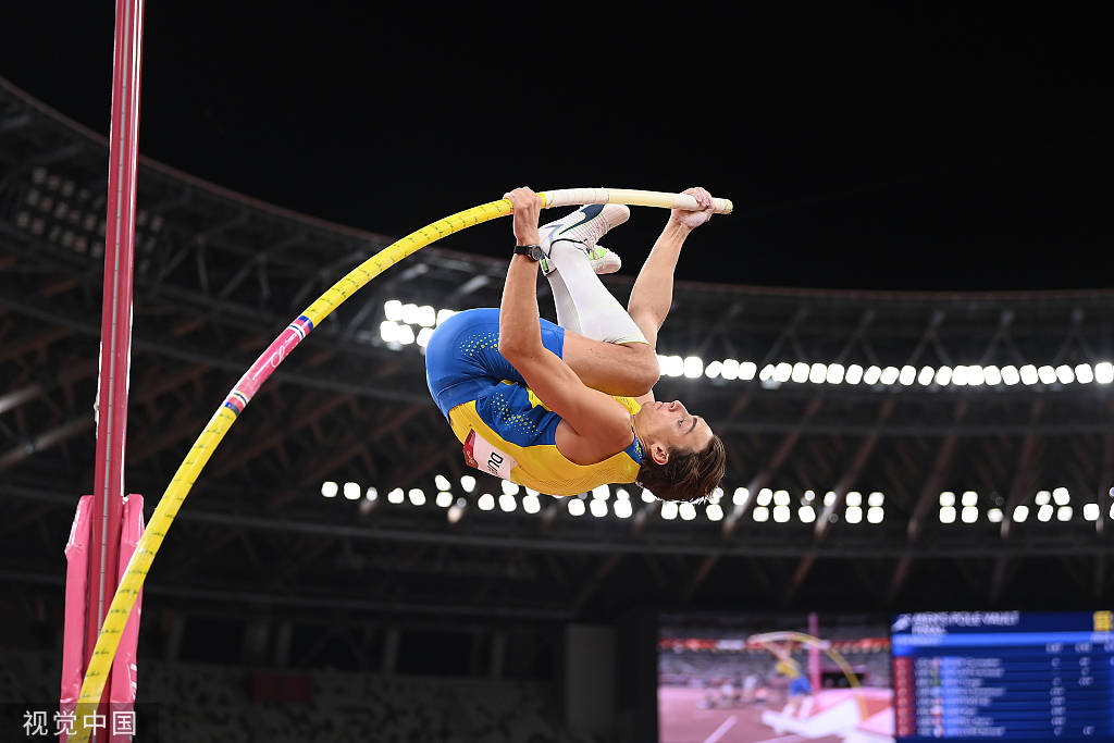 杜普兰蒂斯摘金男子撑竿跳美国亚军巴西选手获铜牌