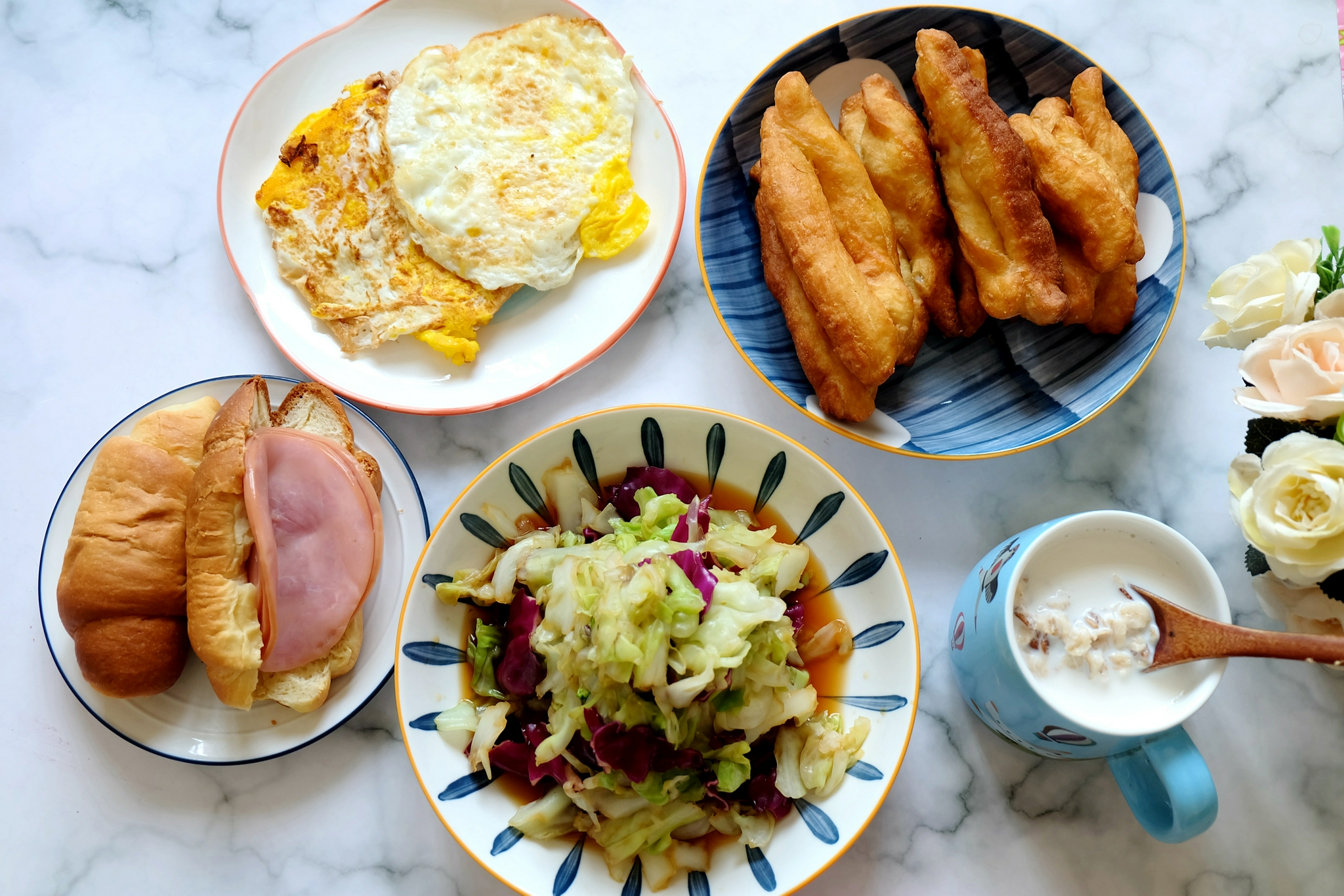 全职宝妈每天准时做早餐,简单做法营养好吃,一周七天不重样