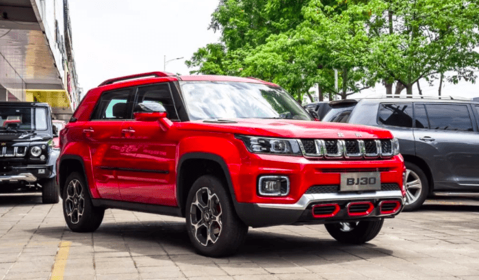 硬汉也玩智能,安全性也不差,实拍北京bj30