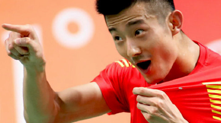谌龙在奥运羽毛球比赛中留下太多丰富的表情了