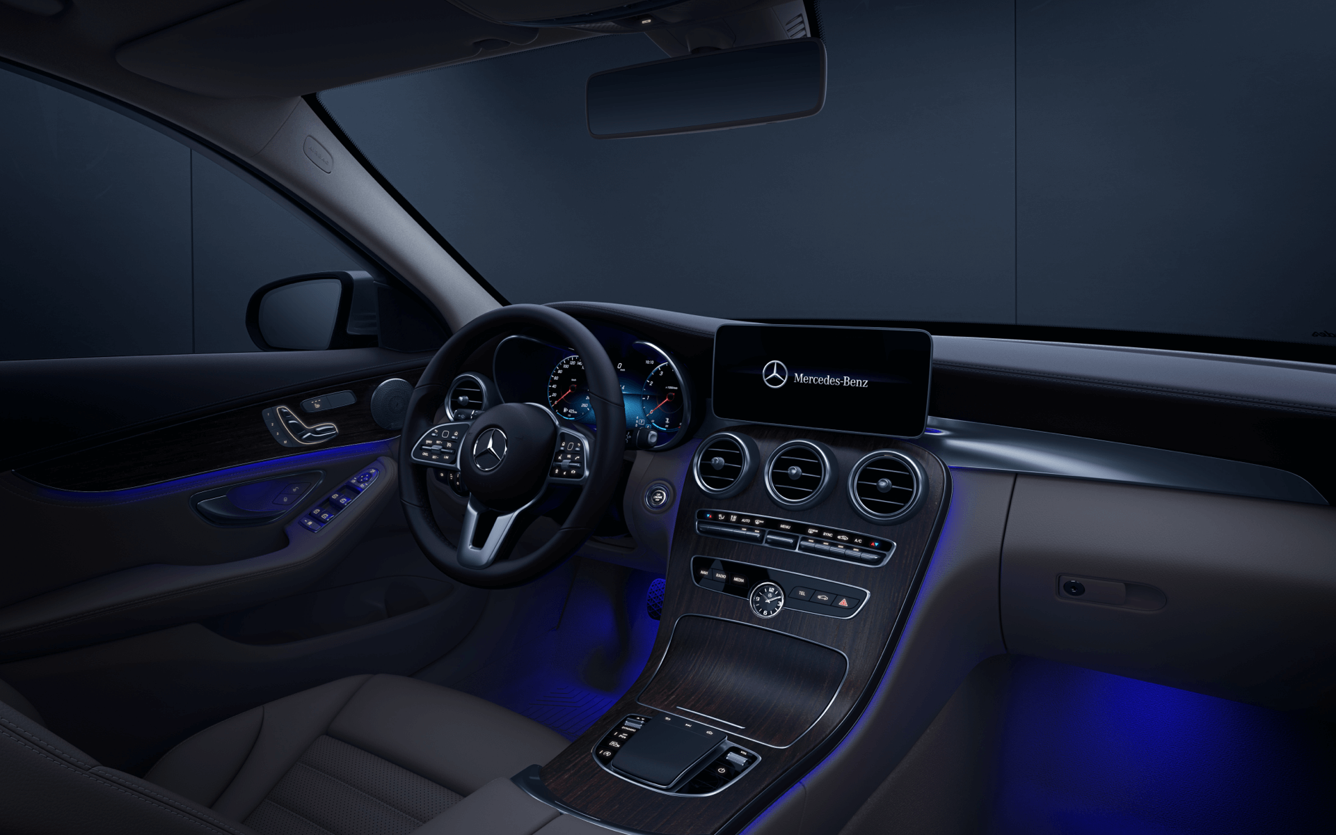 22.43万就能买到立标奔驰,有s级味道,车内64色氛围灯-新浪汽车