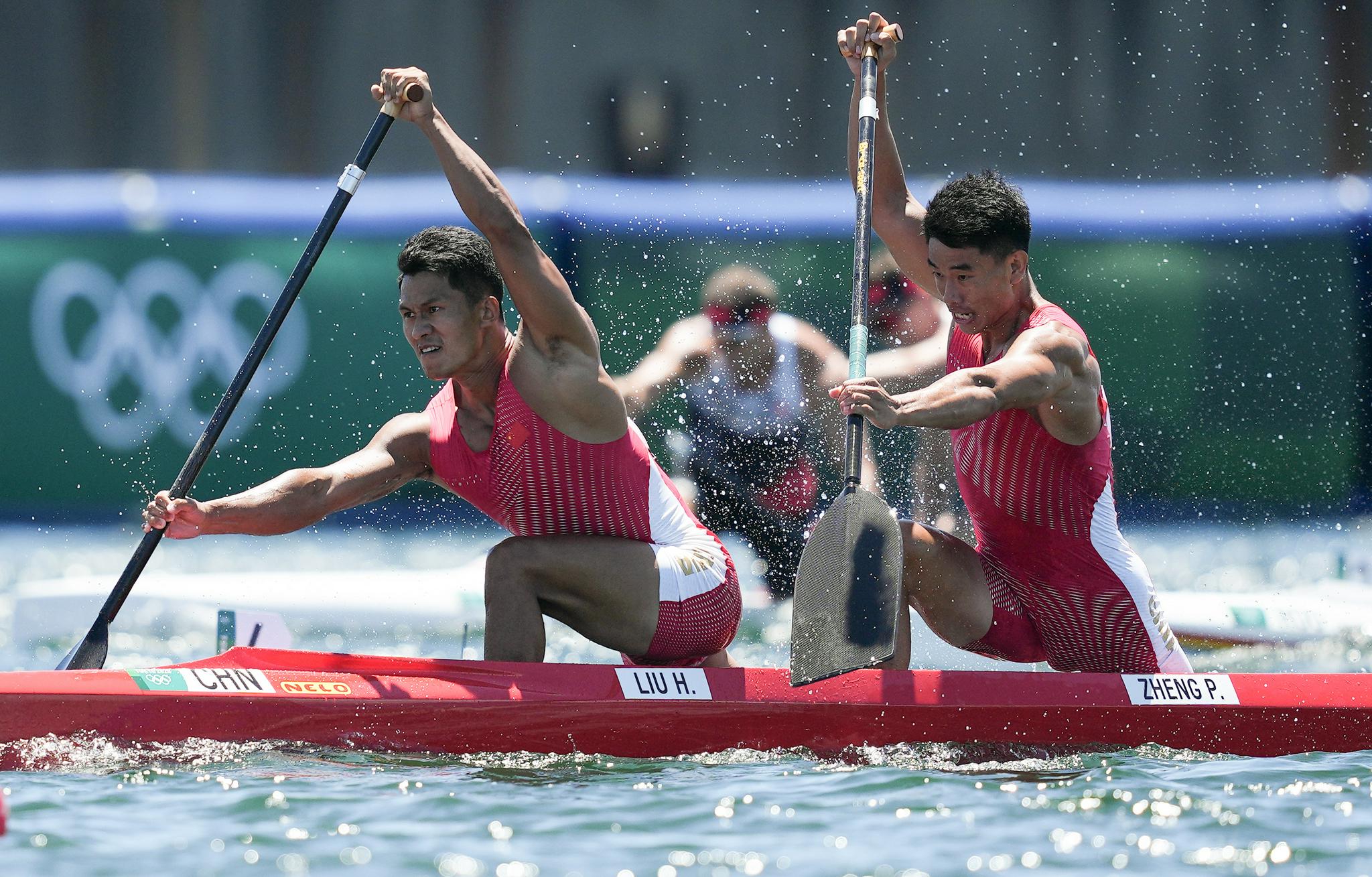 东京奥运会东京之星超人爸爸孩子心中的一道光记男子双人划艇1000米