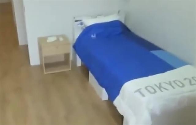 日本东京奥运村居住环境如何？纸板床被吐槽，网友：比北京差太多休闲区蓝鸢梦想 - Www.slyday.coM