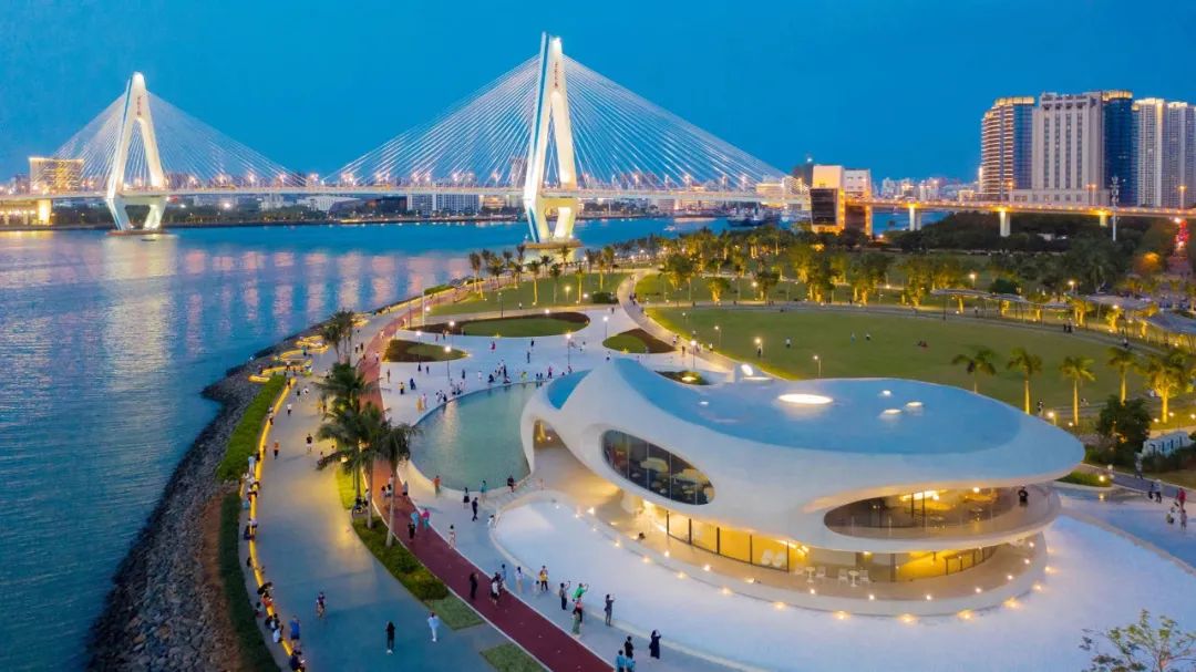 海口将在海口湾片区规划建设7个公共驿站,因地制宜设置多样化公共