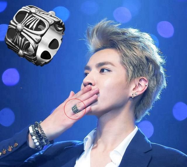 吴亦凡最喜欢的就是那种奢侈品,尤其是潮牌的奢侈品,一个戒指价值10