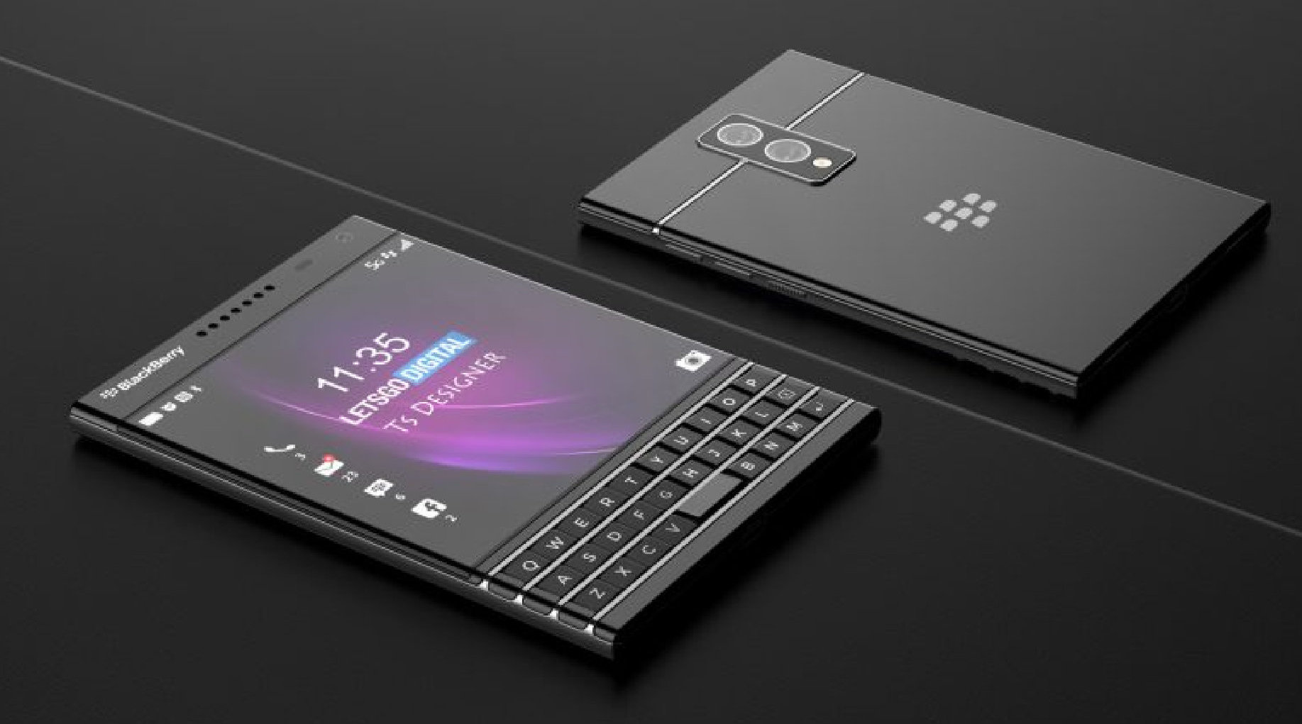 全键盘用户的福音!黑莓passport 2 5g手机概念图曝光