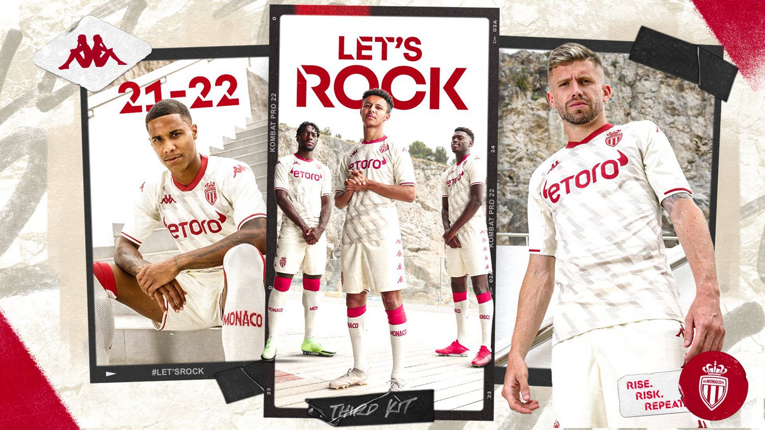 摩纳哥202122赛季第二客场球衣发布