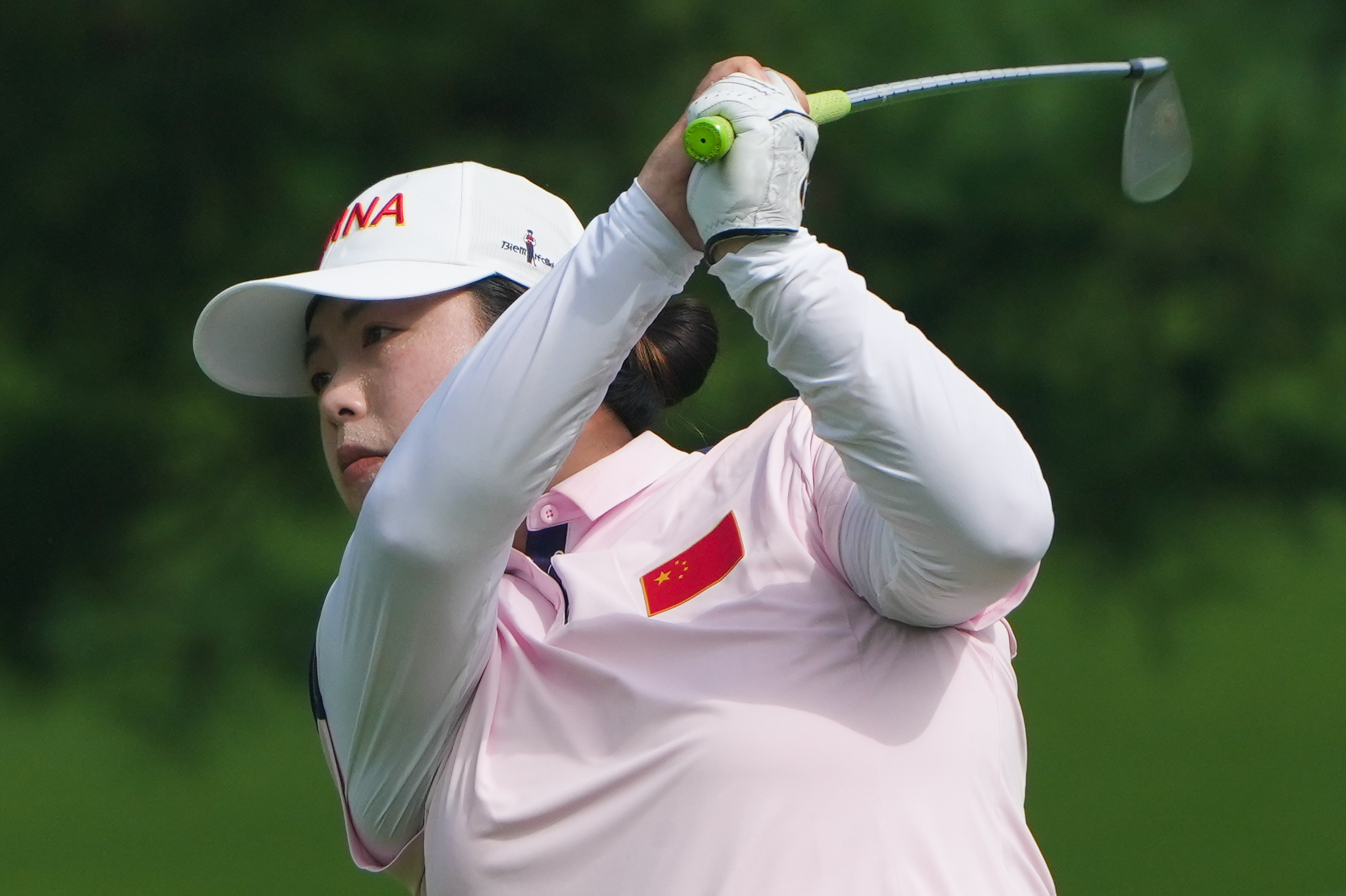 高尔夫——中国选手冯珊珊,林希妤亮相女子个人比杆赛