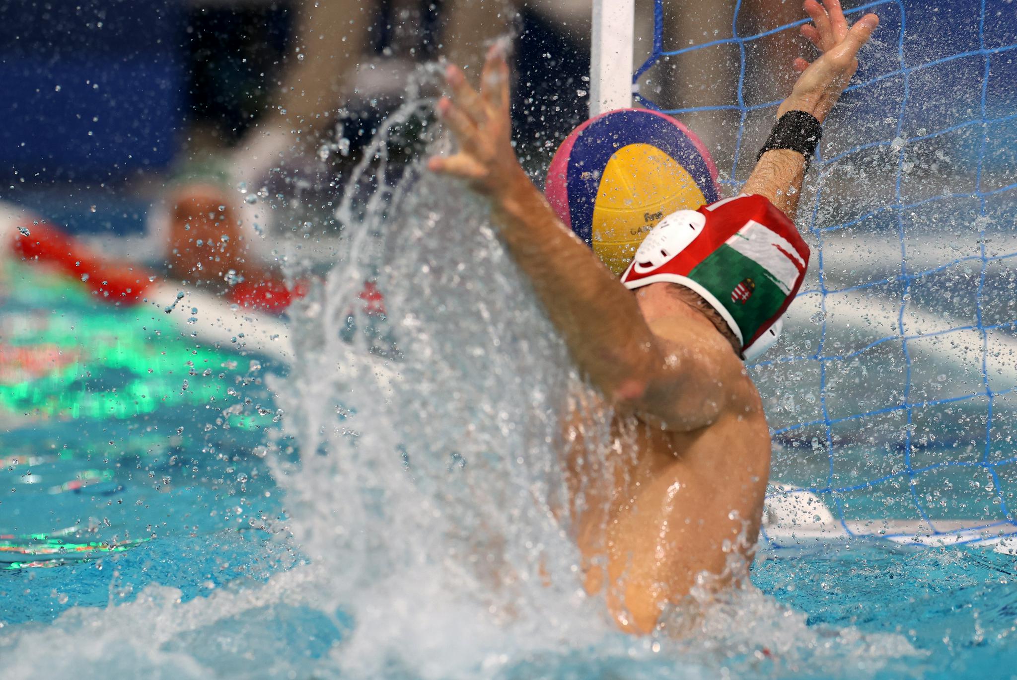 水球男子四分之一决赛匈牙利胜克罗地亚