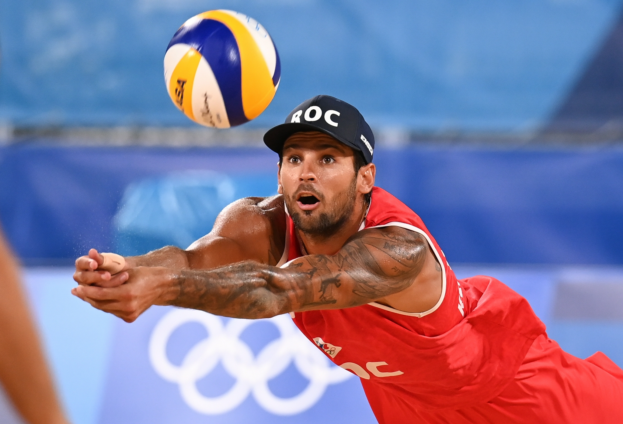 沙滩排球俄罗斯运动员晋级男子半决赛