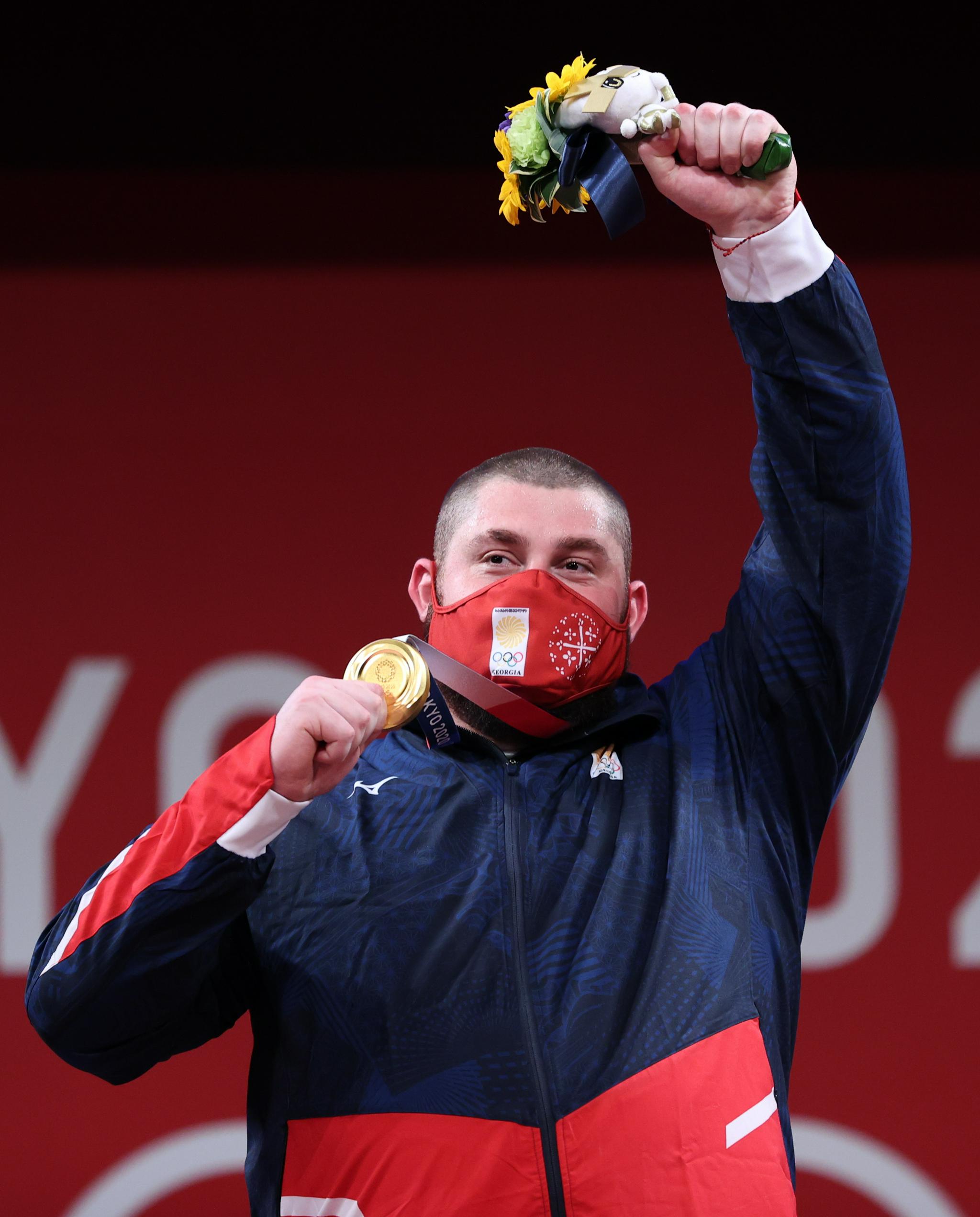 举重——男子109公斤以上级:格鲁吉亚选手夺冠