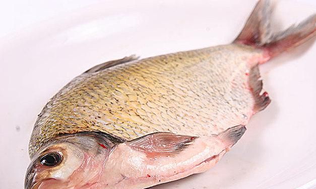 这是提前准备的一条鳊鱼,如果家里有条件的话可以换成鲈鱼,鱼肚子里面