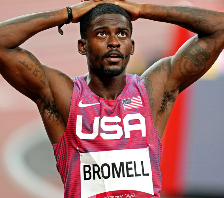 全美冠军爆冷无缘百米 接力决赛后,一拳打烂动漫板|布罗梅尔|接力