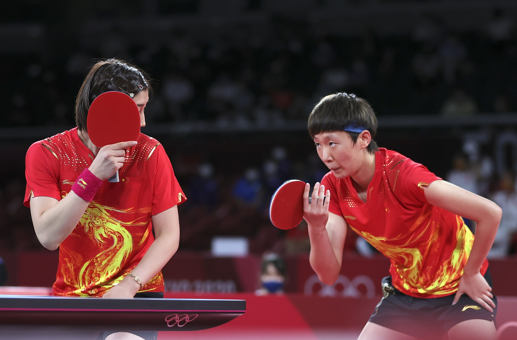 乒乓球——女团决赛赛况