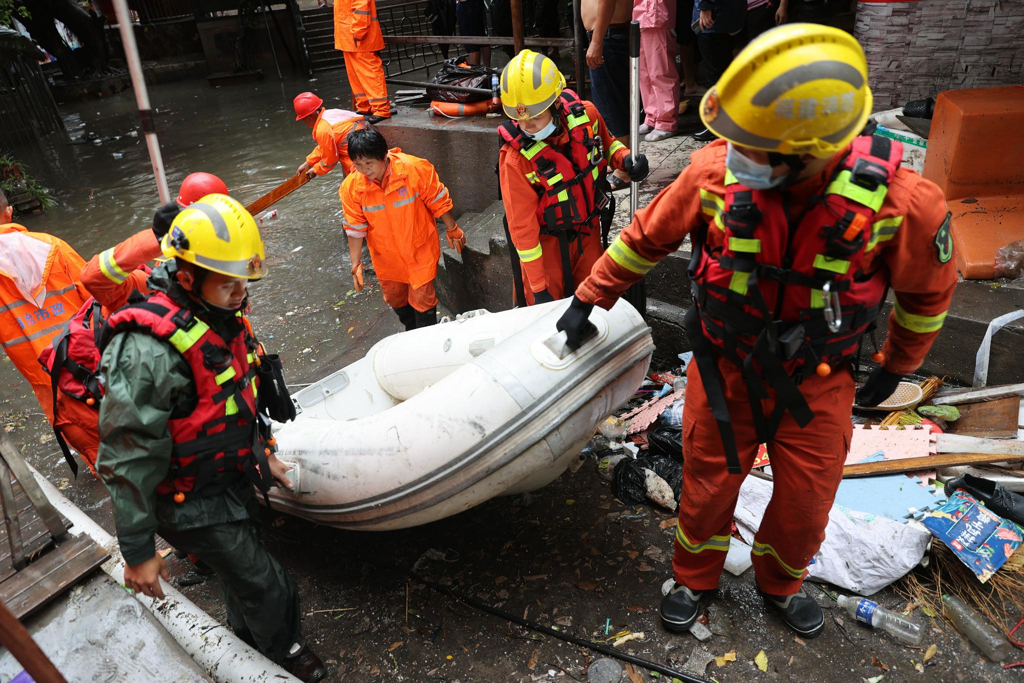 台风"卢碧"影响福建厦门