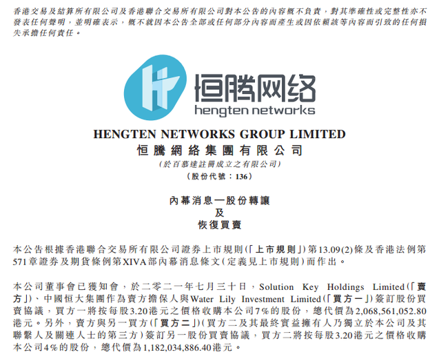 恒大开启卖卖卖：讨债大军越来越多 甩卖优质影视资产(图1)