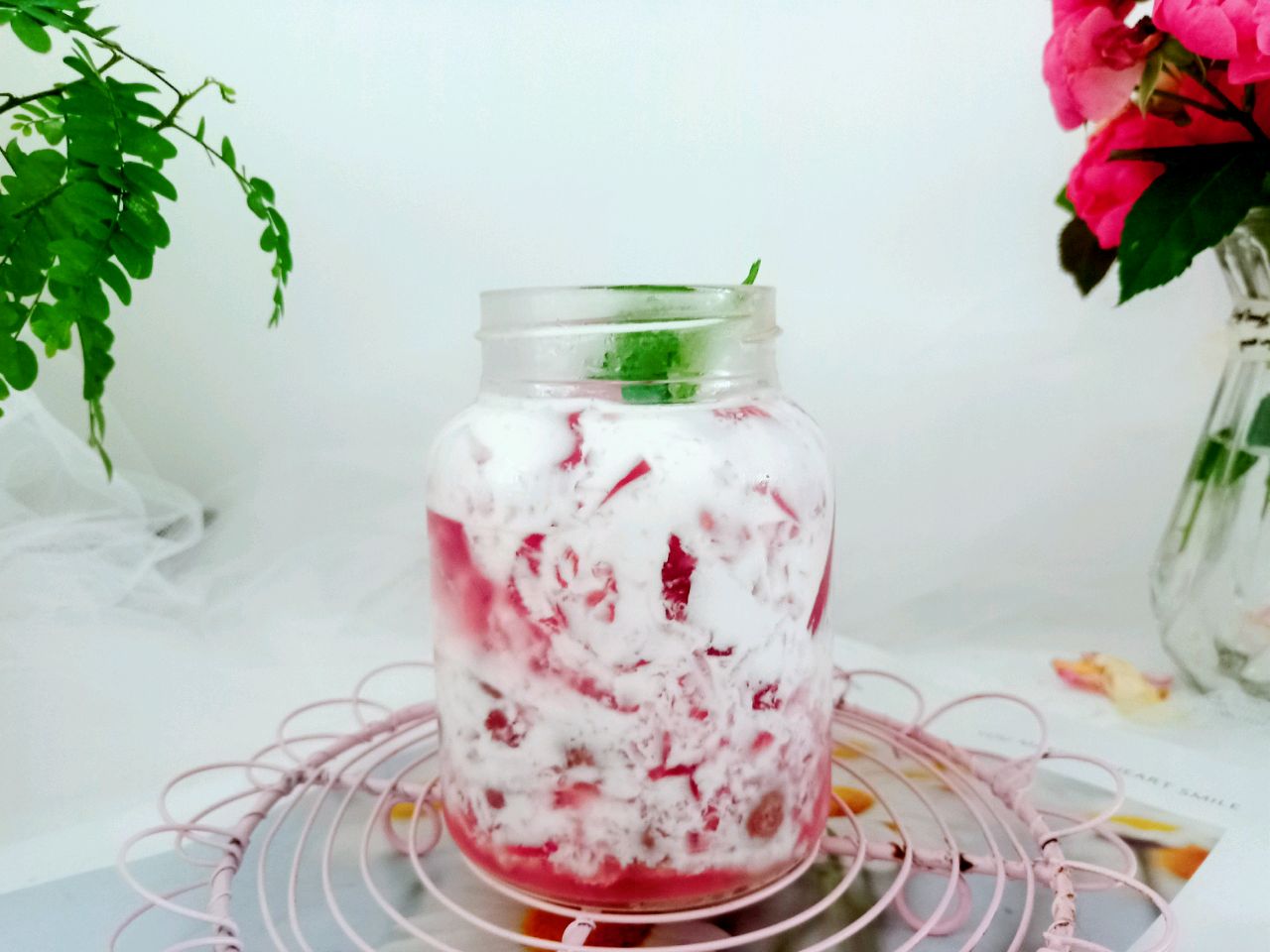 葡萄冻撞奶酸甜清爽学会之后吃葡萄再也不用吐皮了