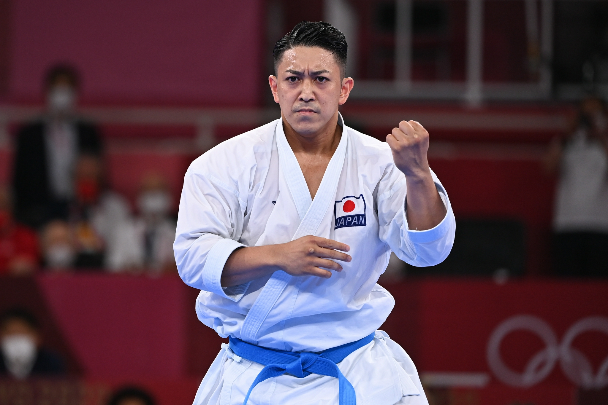 空手道日本选手获男子个人型项目金牌