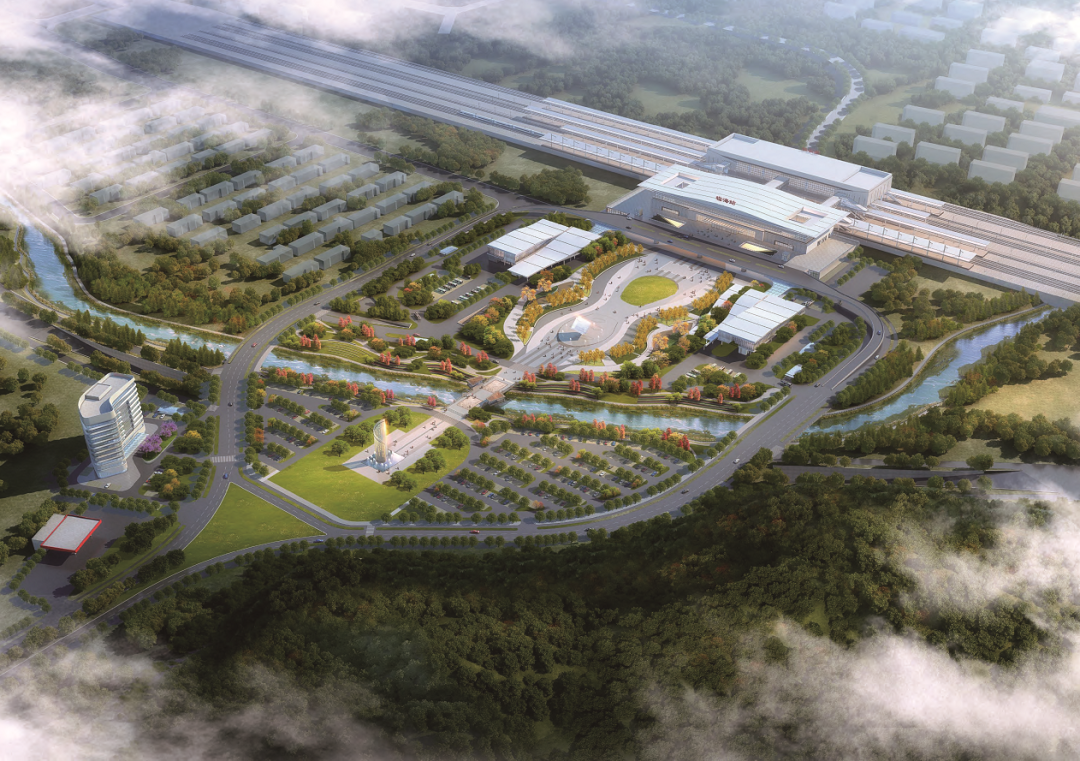 临海火车站新站房年底可具备开通条件效果图出炉