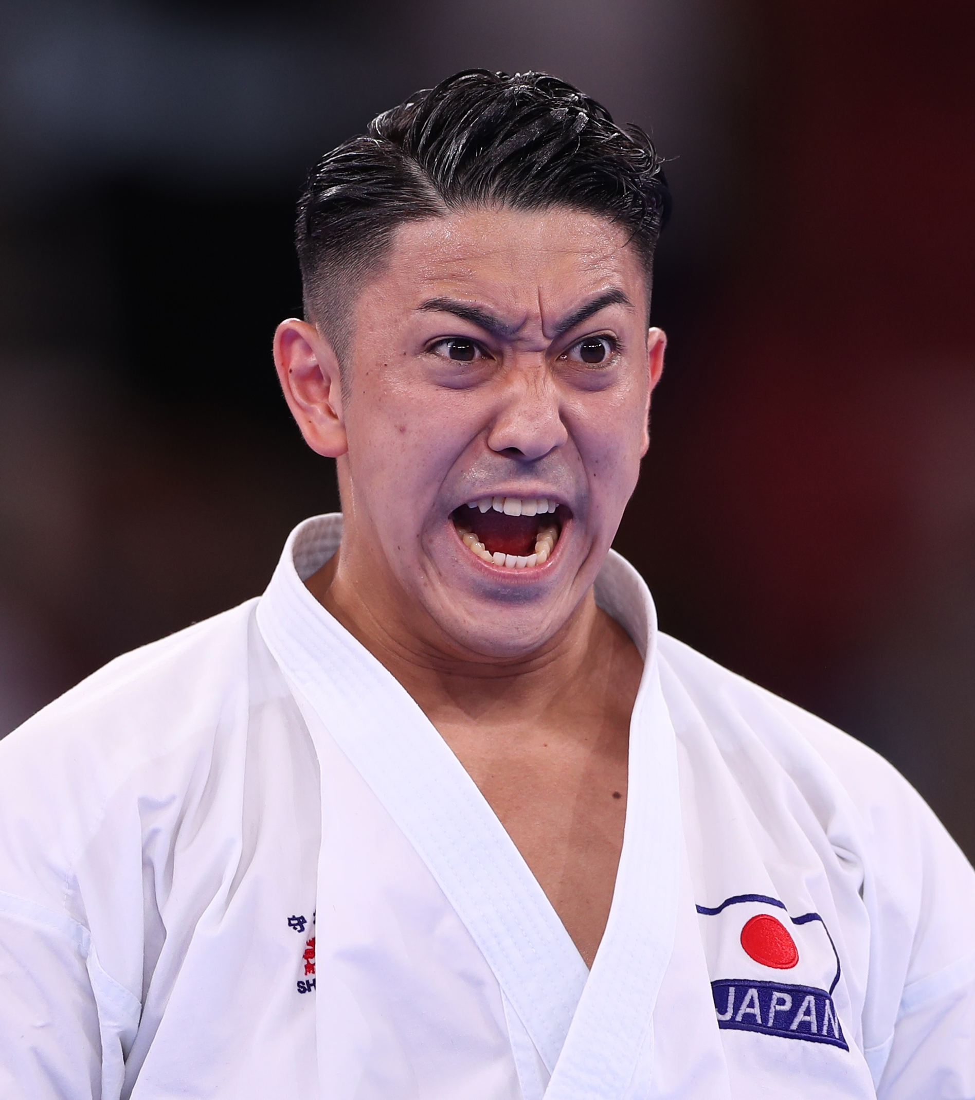 空手道日本选手获男子个人型项目金牌