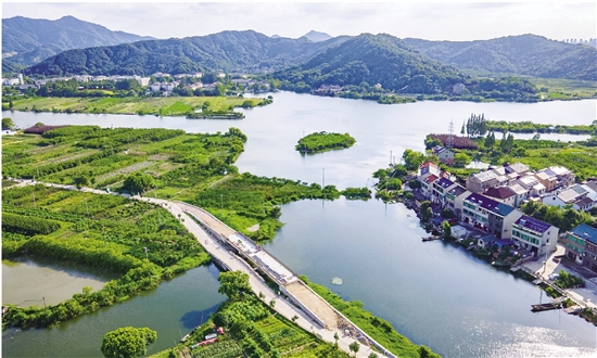 虞东河湖添新桥|新桥|河湖|白马湖_新浪新闻