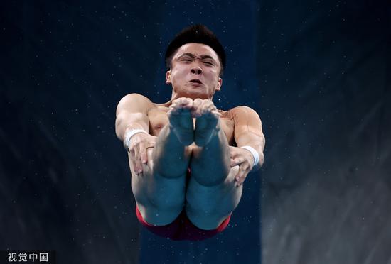 跳水男单10米台曹缘夺冠杨健摘银 中国第38金平伦敦