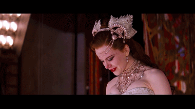 电影红磨坊中的妮可基德曼简直是落入人间的仙女