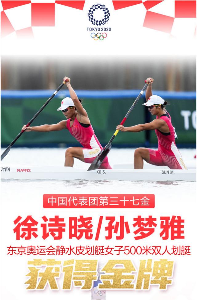 徐诗晓/孙梦雅女子500米双人划艇夺冠|划艇|皮划艇|女子_新浪新闻