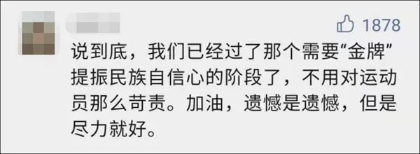 中国网友对许昕和刘诗雯的安慰和鼓励 社交媒体截图