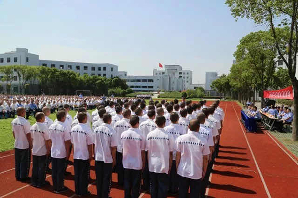 服刑人员在监狱改造。本文图片上海青浦监狱 供图