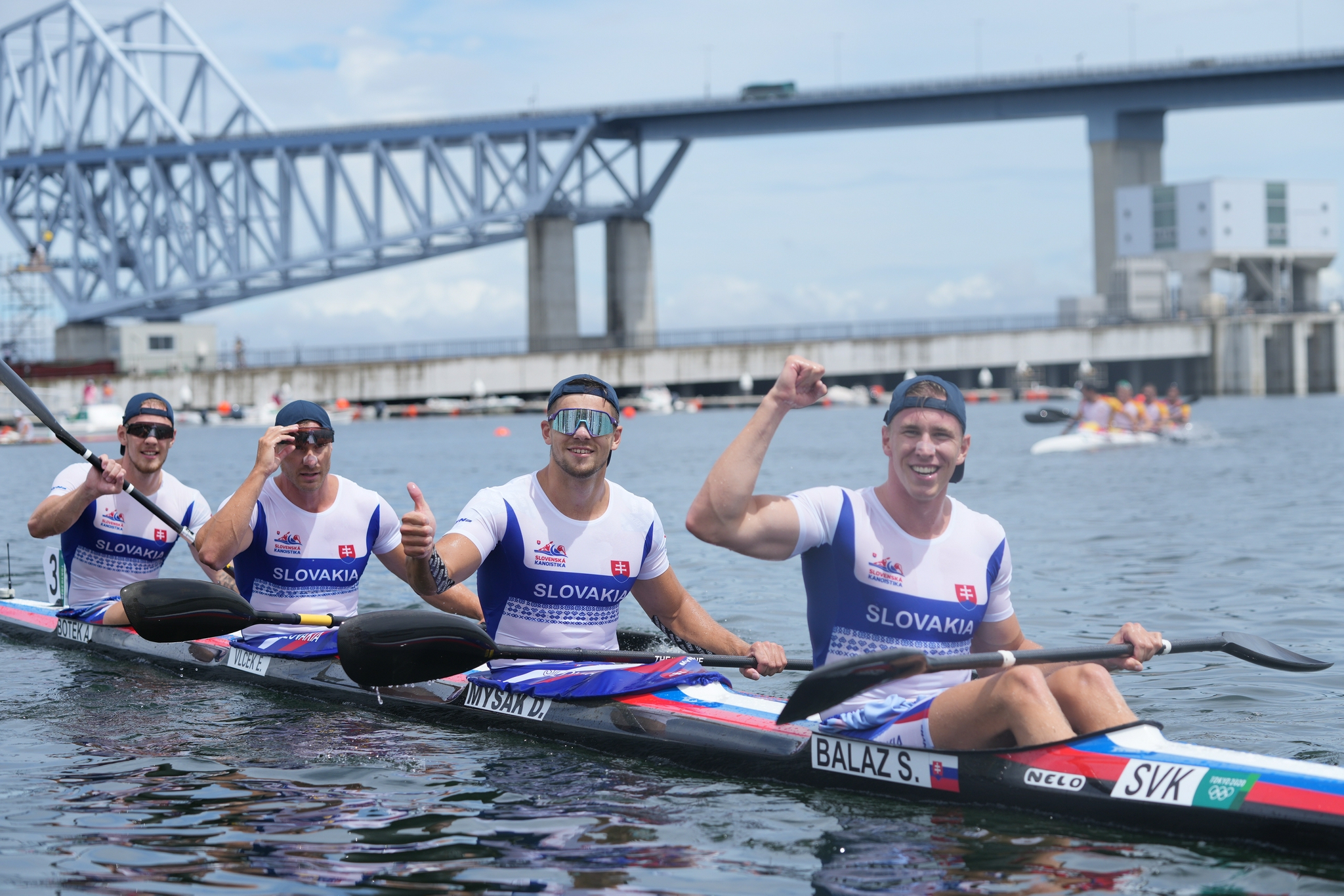 皮划艇静水——男子500米四人皮艇决赛赛况